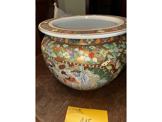 Lot 115 - chinese vissenkom - afbeelding 2 van  4