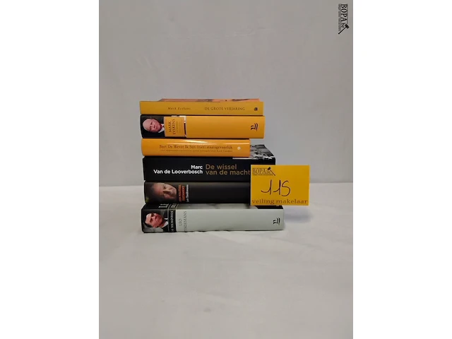 Lot 115 - lot boeken, memoires 1e ministers belgië, 6 stuks - afbeelding 1 van  1