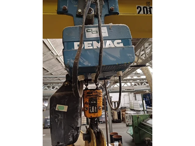 Lot 1158 - bovenloopkraan demag - afbeelding 2 van  7
