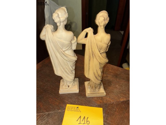 Lot 116 - griekse beelden, 2 stuks - afbeelding 2 van  2
