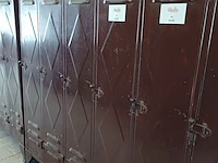 Lot 1166 - metalen lockerkasten. 12 stuks - afbeelding 2 van  3