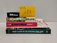 Lot 117 - lot boeken, belgië in oorlog, 6 stuks - afbeelding 1 van  1