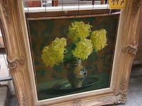Lot 117 - schilderij bloemen - afbeelding 3 van  3