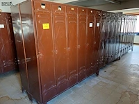 Lot 1171 - metalen lockerkast. 18 stuks - afbeelding 1 van  3