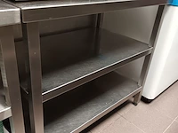Lot 118 - rvs werktafel - afbeelding 3 van  3