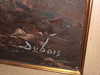 Lot 118 - schilderij huis tussen bomen - afbeelding 2 van  5