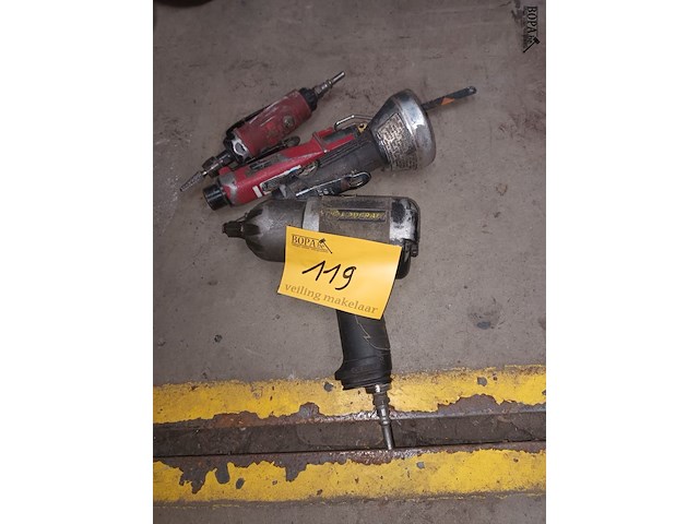 Lot 119 - pneumatisch gereedschap. 4 stuks - afbeelding 1 van  3