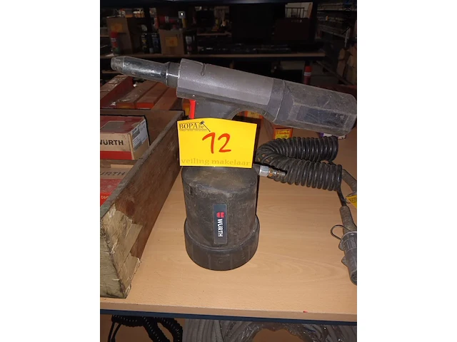 Lot 12 - blindklinknagelmachine würth - afbeelding 1 van  3