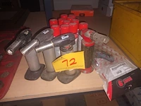 Lot 12 - branders, lastang, gas. 16 stuks - afbeelding 1 van  4