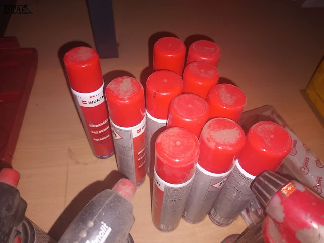 Lot 12 - branders, lastang, gas. 16 stuks - afbeelding 3 van  4