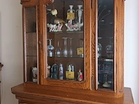 Lot 12 - houten vitrine kast - afbeelding 4 van  4