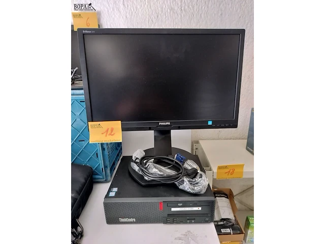 Lot 12 - lenovo thinkcentre computer - afbeelding 1 van  3