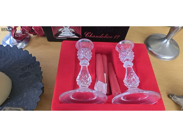 Lot 12 - lot kandelaars ong 7 stuks - afbeelding 4 van  5