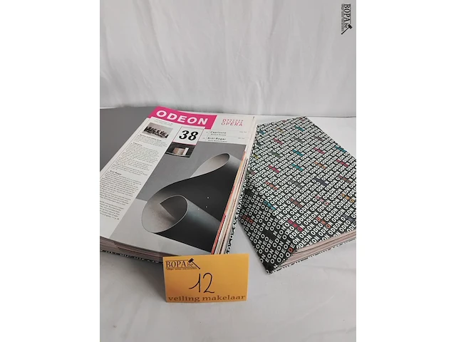 Lot 12 - lot tijdschriften opera, odeon - afbeelding 1 van  1