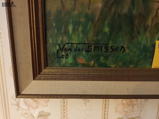 Lot 12 - schilderij landschap - afbeelding 2 van  3