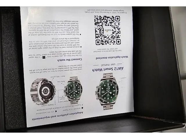 Lot 12 - smartwatches bandeeft en aw12 - afbeelding 6 van  6