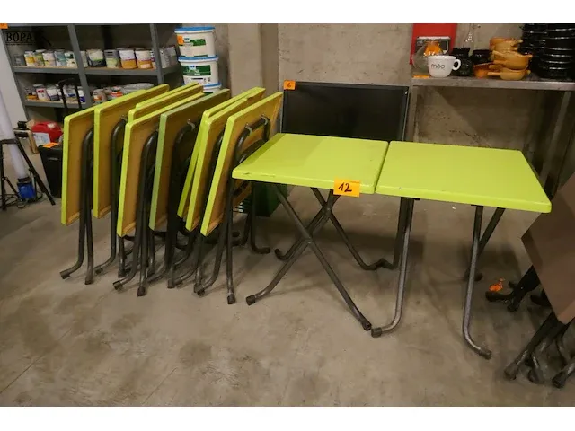 Lot 12 - terrastafels 11 stuks - afbeelding 1 van  4