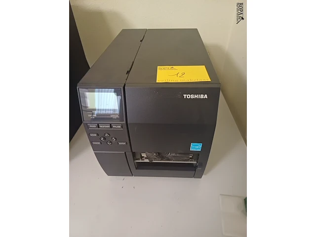 Lot 12 - toshiba barcode labelprinter - afbeelding 1 van  5
