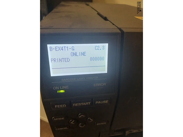 Lot 12 - toshiba barcode labelprinter - afbeelding 4 van  5