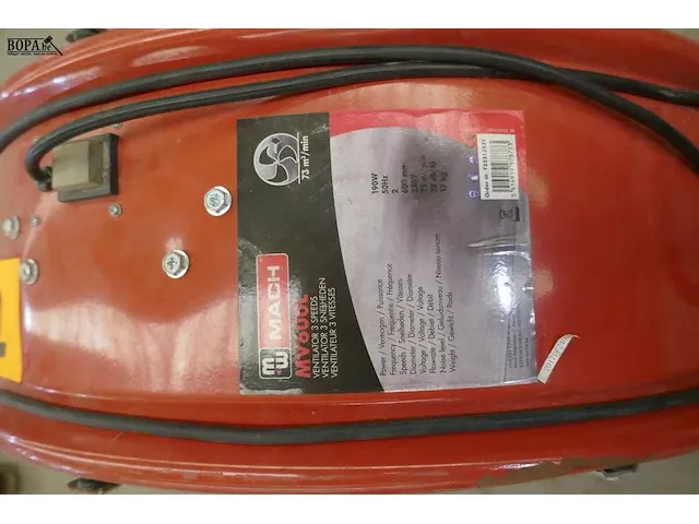 Lot 12 - ventilator mach - afbeelding 3 van  4