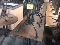 Lot 12 - vierkante terrastafel hilma. 16 stuks - afbeelding 1 van  4
