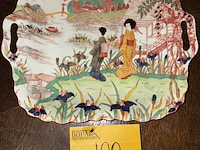 Lot 120 - chinese schaal vierkant - afbeelding 1 van  3