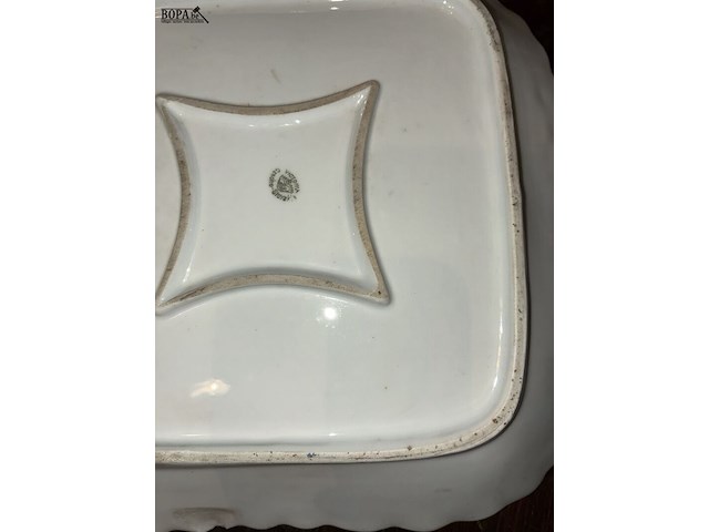 Lot 120 - chinese schaal vierkant - afbeelding 3 van  3