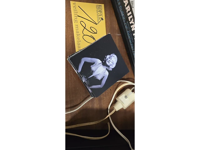 Lot 120 - marilyn monroe metalen platen, kader met licht... - afbeelding 5 van  8