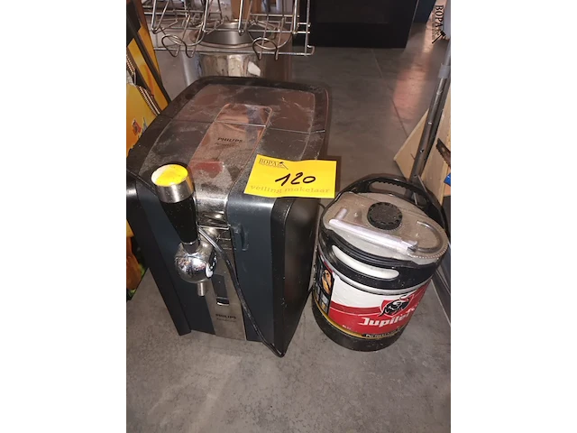 Lot 120 - philips perfect draft en biervatje - afbeelding 1 van  3