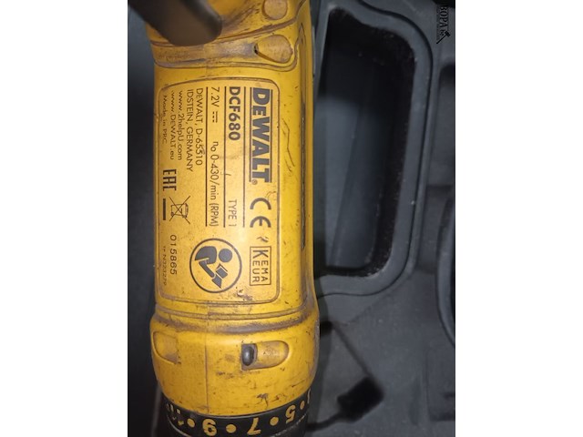 Lot 123 - accu schroefmachine dewalt - afbeelding 4 van  4