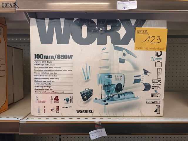 Lot 123 - decoupeerzaag worx - afbeelding 1 van  4