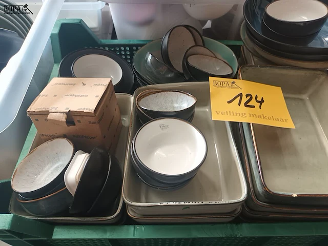 Lot 124 - lot kommetjes en schaaltjes - afbeelding 5 van  8