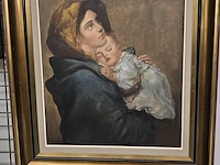 Lot 124 - reproductie van madonnina een schilderij van de italiaanse k - afbeelding 1 van  4