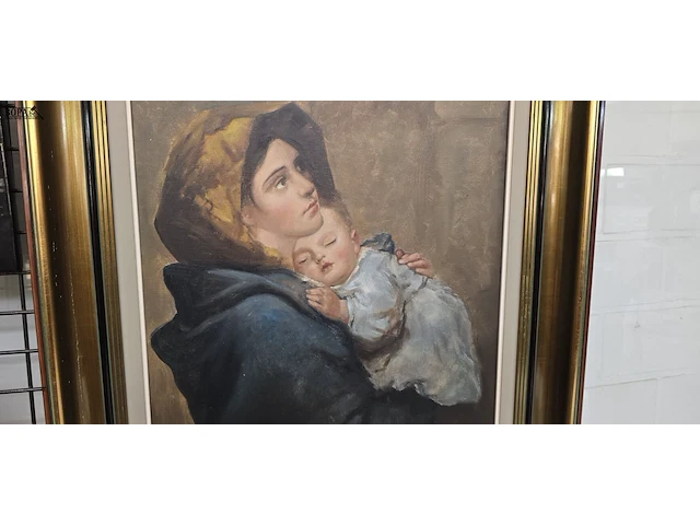Lot 124 - reproductie van madonnina een schilderij van de italiaanse k - afbeelding 3 van  4
