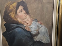 Lot 124 - reproductie van madonnina een schilderij van de italiaanse k - afbeelding 3 van  4