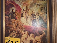 Lot 125 - kader met reproductie van rubens - afbeelding 1 van  6