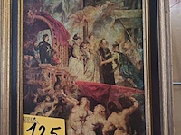 Lot 125 - kader met reproductie van rubens - afbeelding 3 van  6