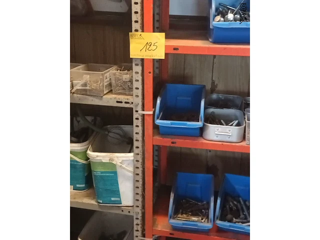 Lot 125 - metalen rek. 3 stuks - afbeelding 1 van  4
