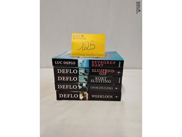 Lot 125 - serie boeken, deflo, romans, 5 stuks - afbeelding 1 van  1