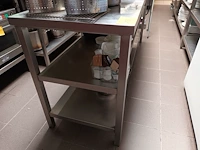 Lot 126 - rvs werktafel - afbeelding 4 van  4