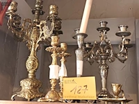 Lot 127 - kandelaars. 6 stuks - afbeelding 1 van  3