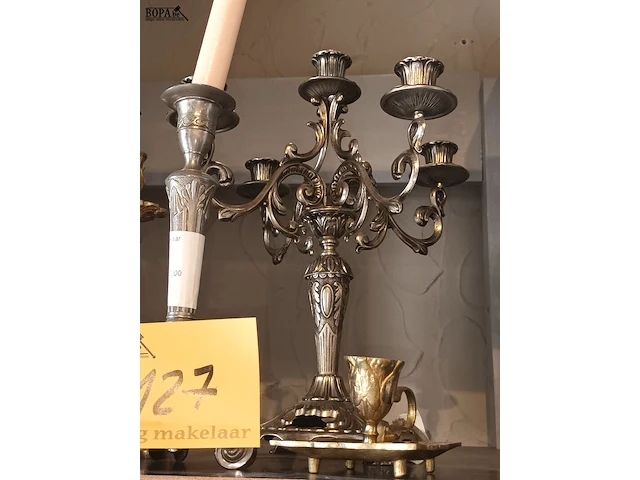 Lot 127 - kandelaars. 6 stuks - afbeelding 3 van  3