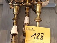 Lot 128 - kandelaars. 6 stuks - afbeelding 2 van  3