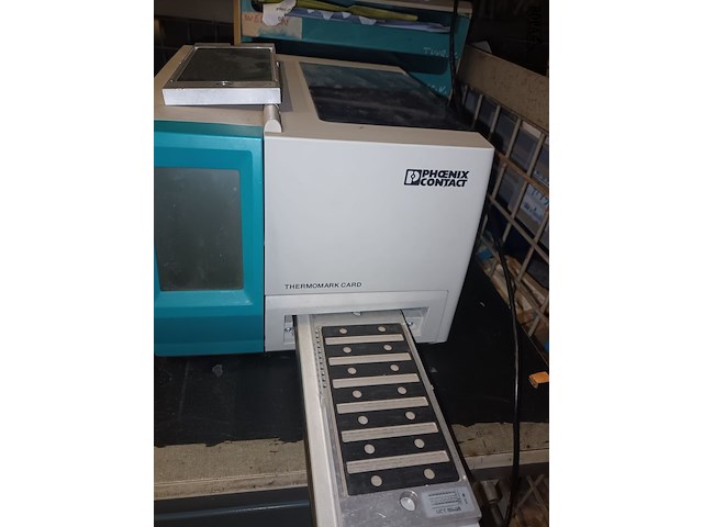 Lot 128 - labelprinters phoenix contact. 2 stuks - afbeelding 3 van  4