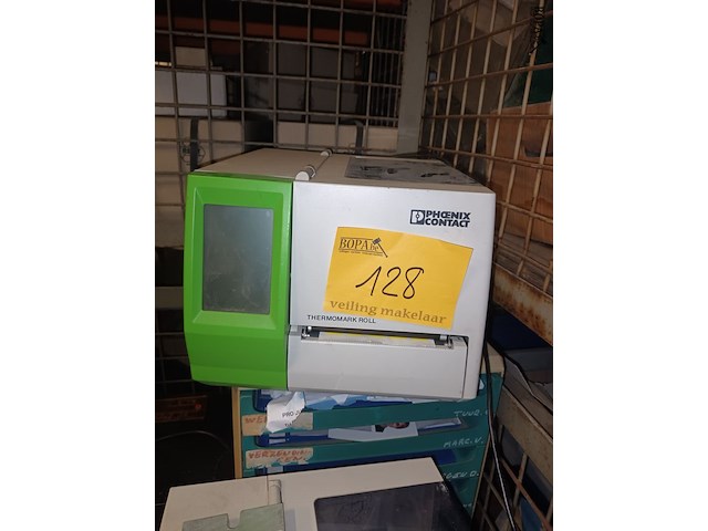Lot 128 - labelprinters phoenix contact. 2 stuks - afbeelding 4 van  4