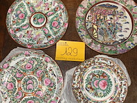 Lot 129 - chinese sierborden, 4 stuks - afbeelding 1 van  4