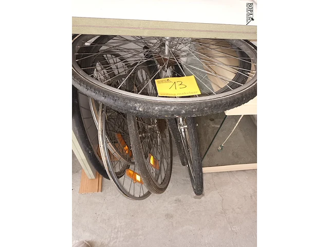 Lot 13 - fietswielen. 8 stuks - afbeelding 1 van  3