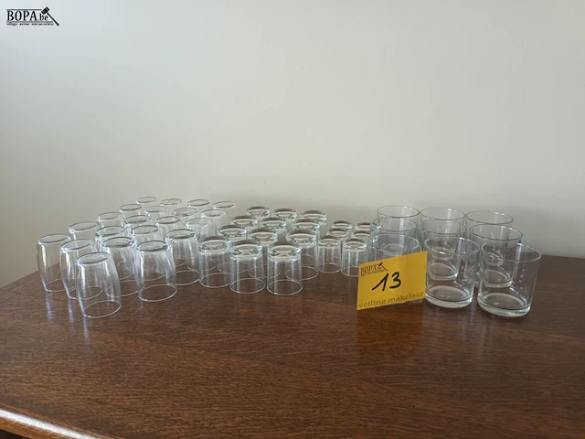 Lot 13 - glazen. 48 stuks - afbeelding 1 van  3