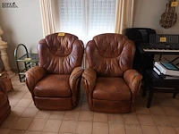 Lot 13 - lederen salon - afbeelding 3 van  6