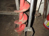 Lot 13 - manuele grondboor. 2 stuks - afbeelding 2 van  2